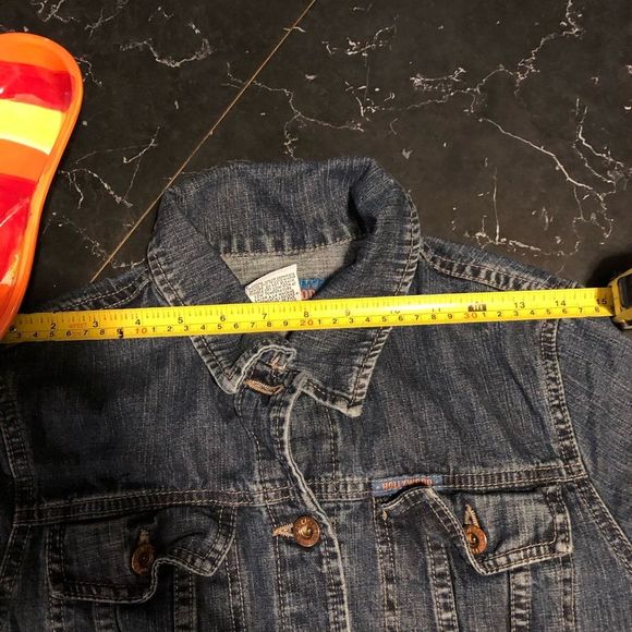 Hollywood short jean jacket size small - Picture 13 of 16